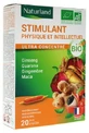 Naturland Stimulent fizic și intelectual organic, 20 de fiole de 10 ml