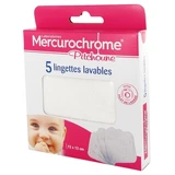 Mercurochrome Pitchoune Lingettes Lavables 12 x 12 cm 5 Lingettes