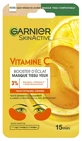 Garnier SkinActive Maschera in tessuto per il contorno occhi con vitamina C per illuminare lo sguardo 5 g