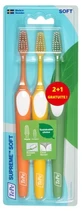 TePe Supreme – Periuță de dinți moale, set de 2 + 1 gratuită