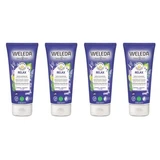 Weleda Relax Crème de Douche Relaxante Lot de 4 x 200 ml