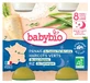 Babybio Good Night: chirivías, judías verdes y arroz — A partir de los 8 meses — Ecológico — 2 tarros de 200 g cada uno
