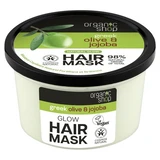 Organic Shop Natuurlijk versterkend en glansbevorderend haarmasker met olijf en jojoba, 250 ml