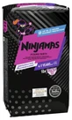 Ropa interior absorbente para la noche Pampers Ninjamas para niñas de 4 a 7 años (17–30 kg), paquete de 10 unidades