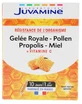 Juvamine: jalea real, polen, propóleo, miel y vitamina C, 10 ampollas