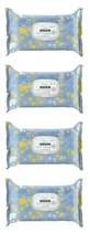 Klorane Baby 70 Gentle Cleansing Wipes, Pack of 4 x 70 Wipes