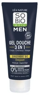 Léa Nature SO BIO étic Gel de duș 3 în 1 energizant organic pentru bărbați 200 ml