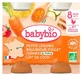 Babybio: Verduras para bebés, bulgur, pollo de corral y leche de coco — A partir de los 8 meses — Ecológico — 2 tarros de 200 g cada uno