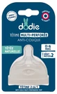 Dodie Multi-Perforated Anti-Colic Pacifier, Medium Flow, 0–6 Months
