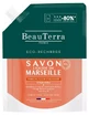BeauTerra Sapone liquido di Marsiglia ai fiori d'arancio, ricarica ecologica, 900 ml