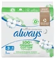 Always Cotton Protection 8 tampoane igienice, mărimea 3, pentru noapte