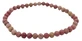 Natura Square-armband met gefacetteerde rhodoniet
