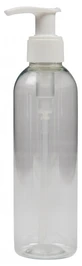 Laboratorul Haut-Ségala – Flacon transparent din PET cu pompă pentru cremă, 200 ml