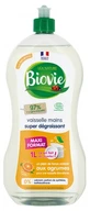 Biovie Dish and Hand Wash, Super Degreaser, Citrus Scent, 1 L