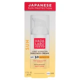 Hada Labo Tokyo Sun, crema hidratante facial resistente al agua con SPF 50, 50 ml