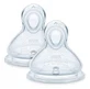 NUK First Choice 2 Teats with Flow Control Holes, 6 Months and Up