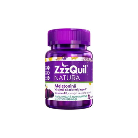 ZzzQuil Natura Melatonina 30 pastiglie gommose