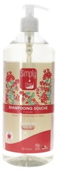 Simply Bio Șampon și gel de duș organic cu aromă florală 1 L