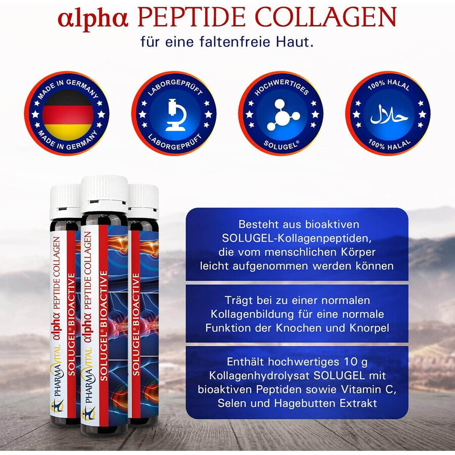 Alpha Peptide Collagen, 50 vials x 25 ml, PharmaVital GmbH