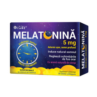 Mélatonine 5 mg à libération rapide 30 comprimés sublinguaux, Cosmo Pharm 