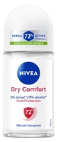 Nivea Dry Comfort Dual Protect Deodorant antiperspirant 72H cu aplicator roll-on, 50 ml
