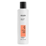 Nioxin System 4 Shampoo for Advanced Hair Loss, Damaged/Colored Hair, 300 ml