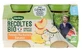 Blédina Biologische Oogst: Appels, Nectarines en Bananen — Voor baby’s vanaf 6 maanden — Biologisch — 2 potjes