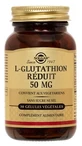 Solgar L-glutathion met verlaagd gehalte 50 mg, 30 vegetarische capsules