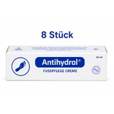 Crème de soin pour les pieds Antihydral®, 8 x 50 ml