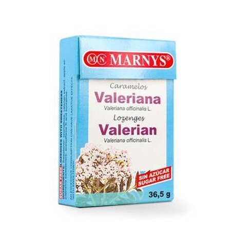 Bonbons à la valériane pour lutter contre le stress et l'anxiété, 36.5g, Marnys