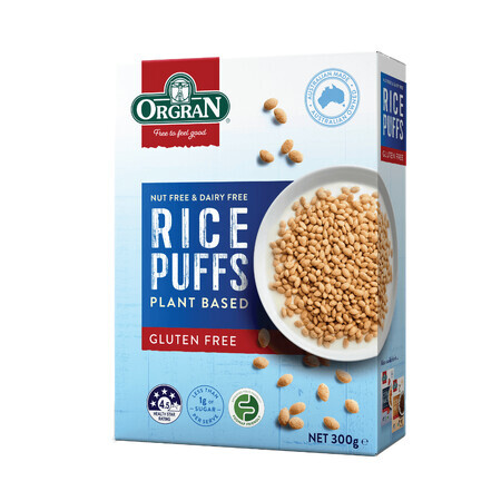 Céréales de riz expansé, 300 g, Orgran