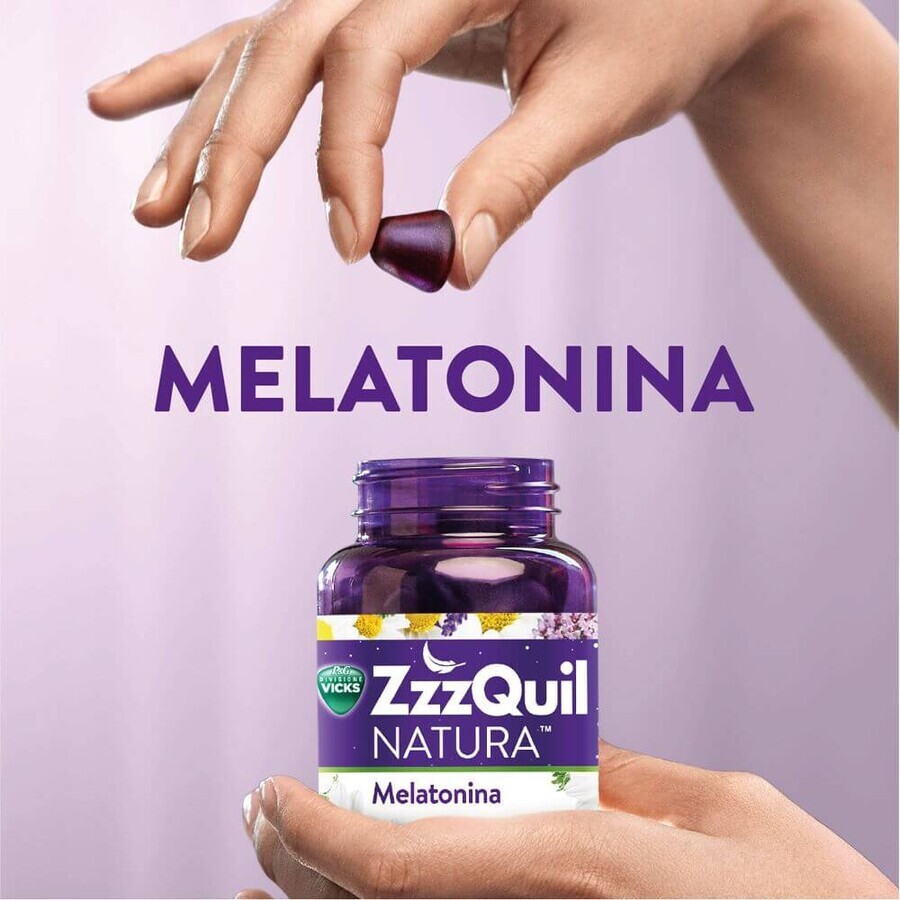 Melatonin, 60 jellies, ZzzQuil Natura