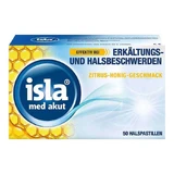 isla® med akut Lozenges, Citrus-Honey Flavor, 50 Lozenges