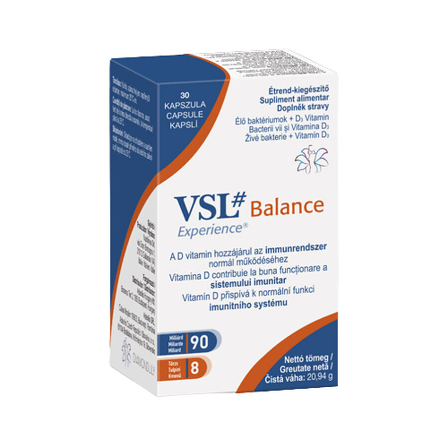 VSL Equilibre, 30 gélules, Adexilis