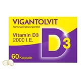 Vigantolvit 2000 UI de vitamine D3 en gélules molles, 2 boîtes de 120 gélules