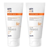 Leti AT4 Defense SPF 50+ gezichtscrème, 2 x 50 ml