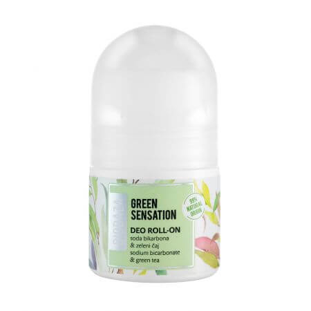 Déodorant pour femmes à base de pierre d'alun Green Sensation, 20 ml, Biobaza