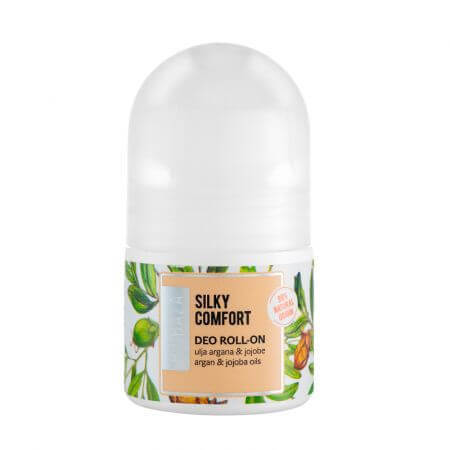 Deodorante per donna a base di pietra di allume Sylky Comfort, 20 ml, Biobaza