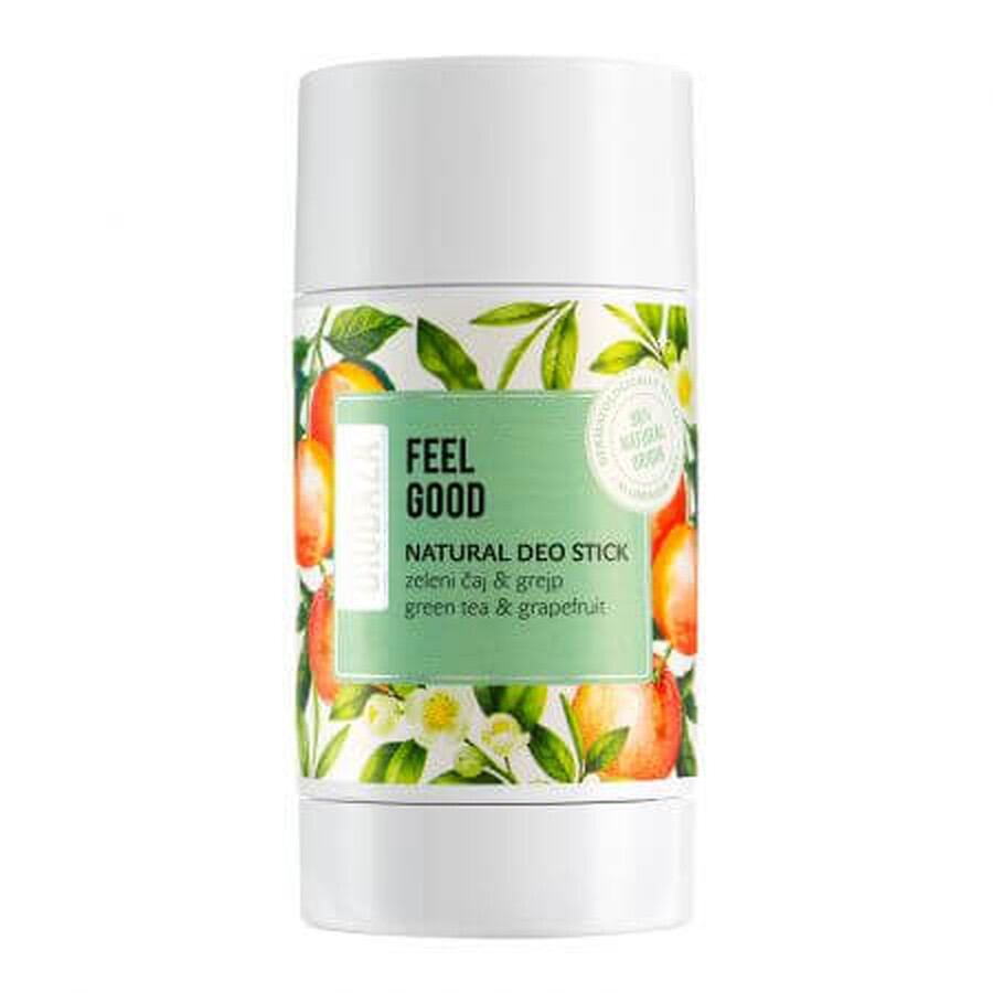 Déodorant naturel sans aluminium, au thé vert, Feel Good, 50 ml, Biobaza