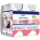 Resource High Protein Ultra+, Aardbei, 4 x 125 ml, Nestlé