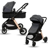 Elite 2-in-1-kinderwagen, grijs, AppeKids