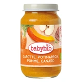 Purée de carottes, potiron, pomme et viande de canard, 200 g, Babybio