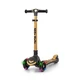 Patinete plegable Boogie con ruedas luminosas, dorado, a partir de 3 años, Milly Mally