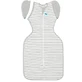 Sac de dormit de tranzitie pentru infasat bebelusi Transition, Marimea M, 1 TOG, Gri, 1 bucata, Love to Dream
