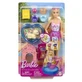 Papusa Barbie, Petrecerea Catelusului la Piscina, 3 ani+, Mattel