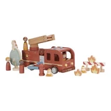 Camión de bomberos de madera con certificación FSC, a partir de 2 años, Little Dutch