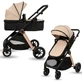 Caruciorul transformabil 2 in 1 Elite, Sand, AppeKids