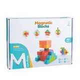 STEM-Logikspiel mit Magnetteilen, 3D, ab 3 Jahren, 48 Teile, Bufnitel