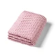 Couverture pour bébé en coton tricoté, 75 x 100 cm, rose, à partir de 0 mois, Babybio