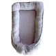 Babynest din muselina cu 2 fete, Roz Antic, 0 luni+, Twindeco